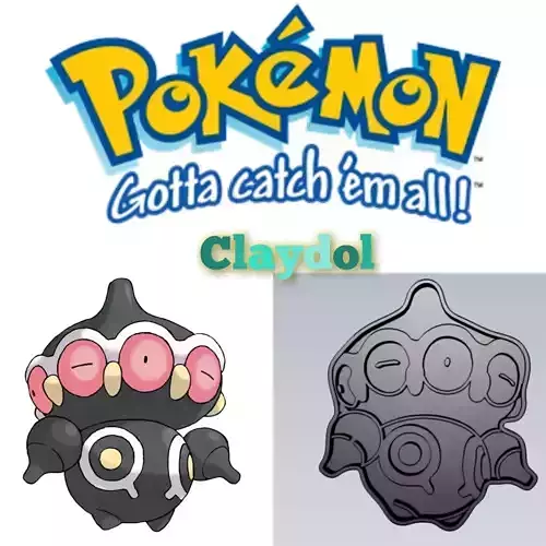 Amazing Pokemon Claydol Cookie Cutter Stamp Cake Decorating 