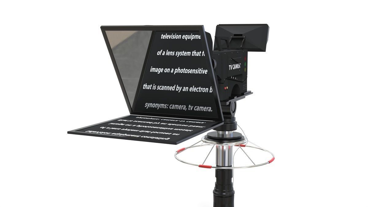 TV Broadcast Camera 3D model_13