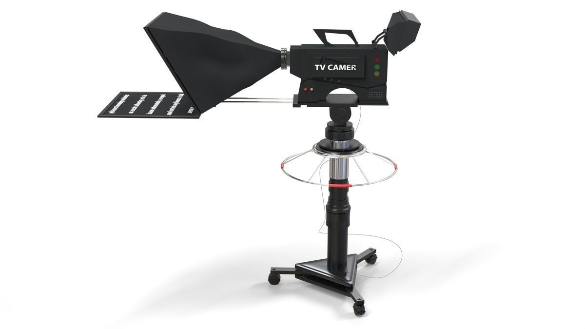 TV Broadcast Camera 3D model_14