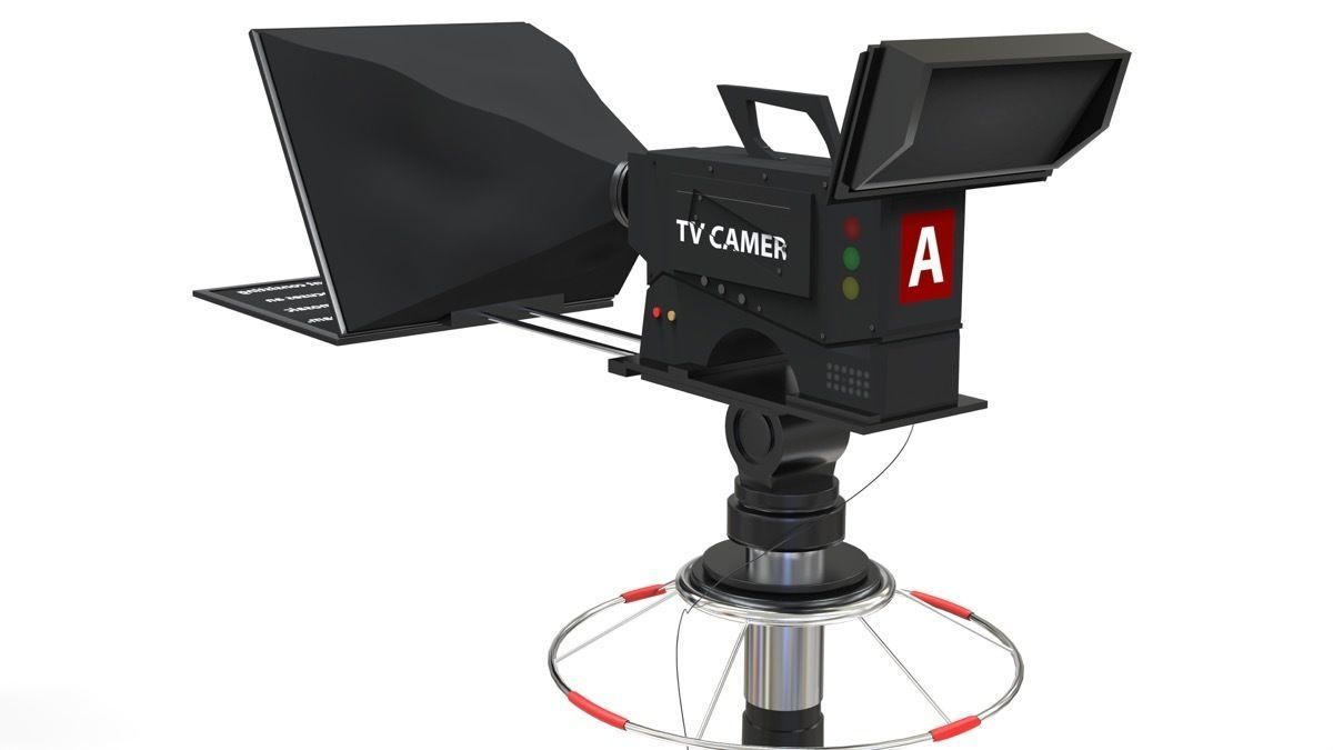 TV Broadcast Camera 3D model_9