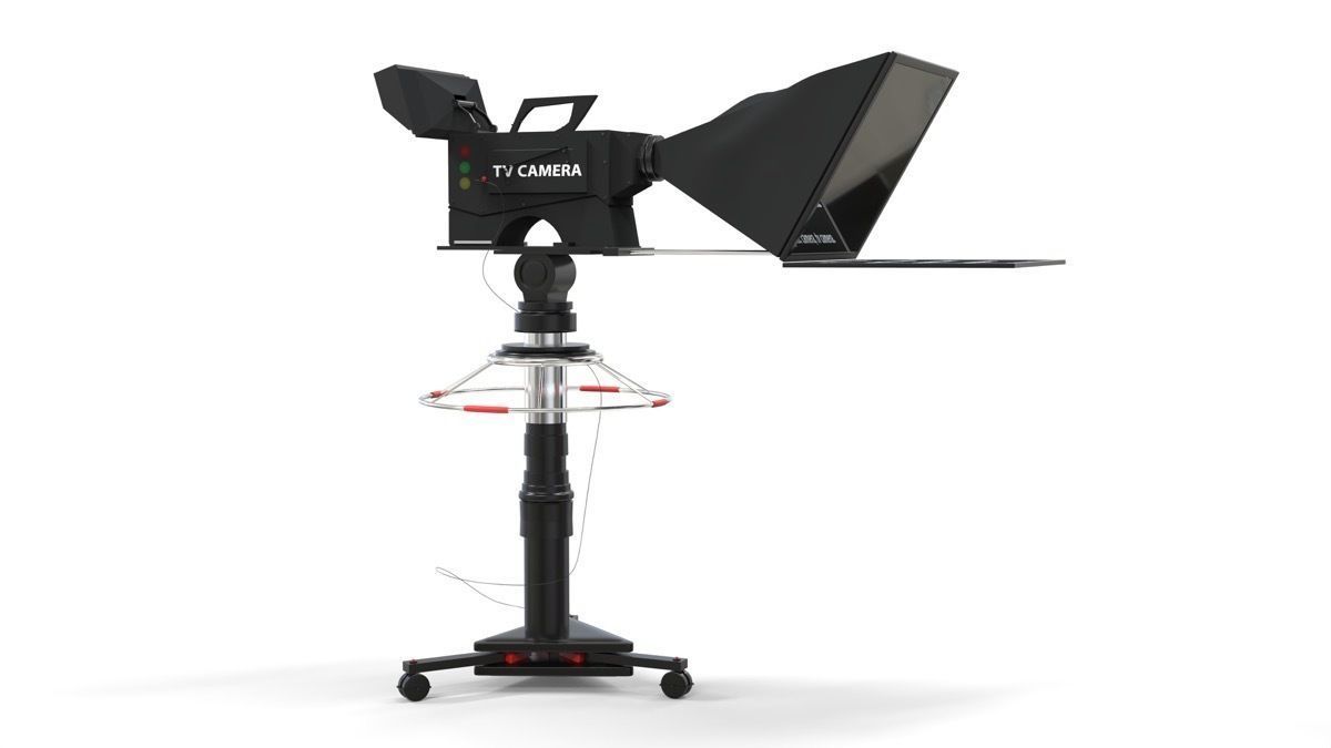 TV Broadcast Camera 3D model_12