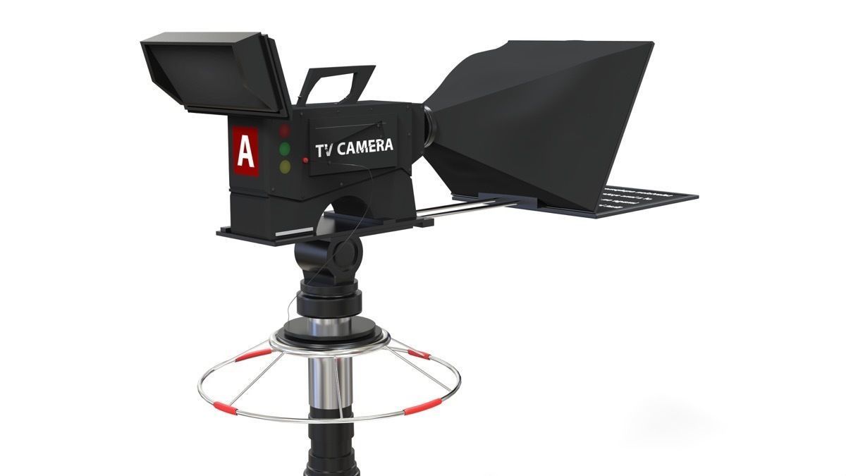 TV Broadcast Camera 3D model_11