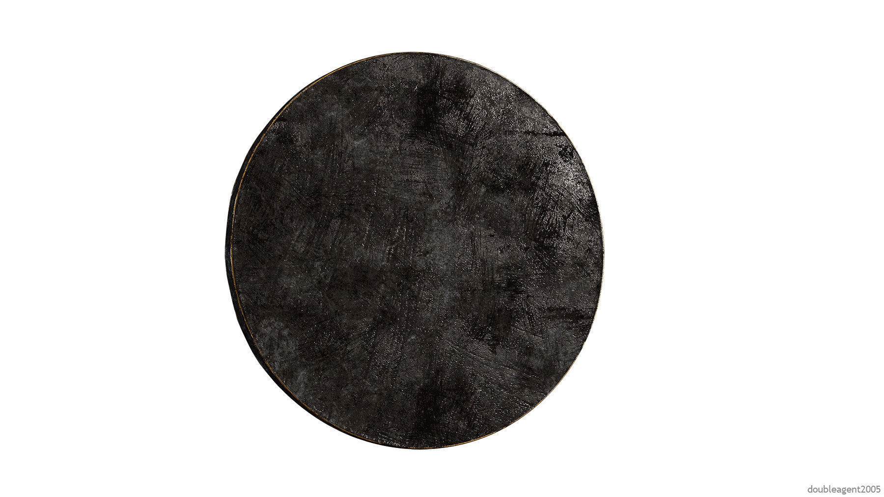 Griffin Coin Relief PBR and 3d Print Low-poly 3D model_18