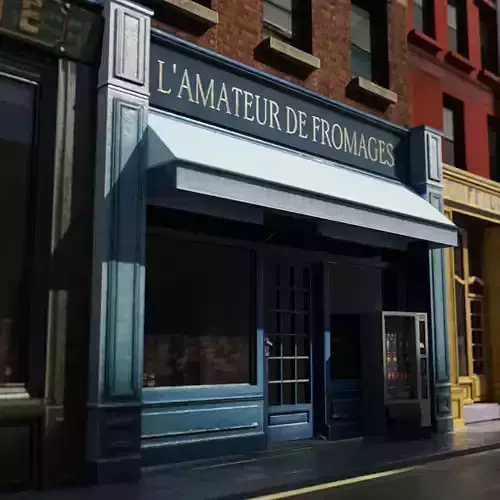 Paris Old Shop Facade-1