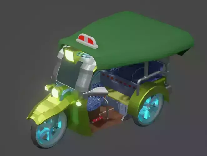 Cartoon tricycles low mold