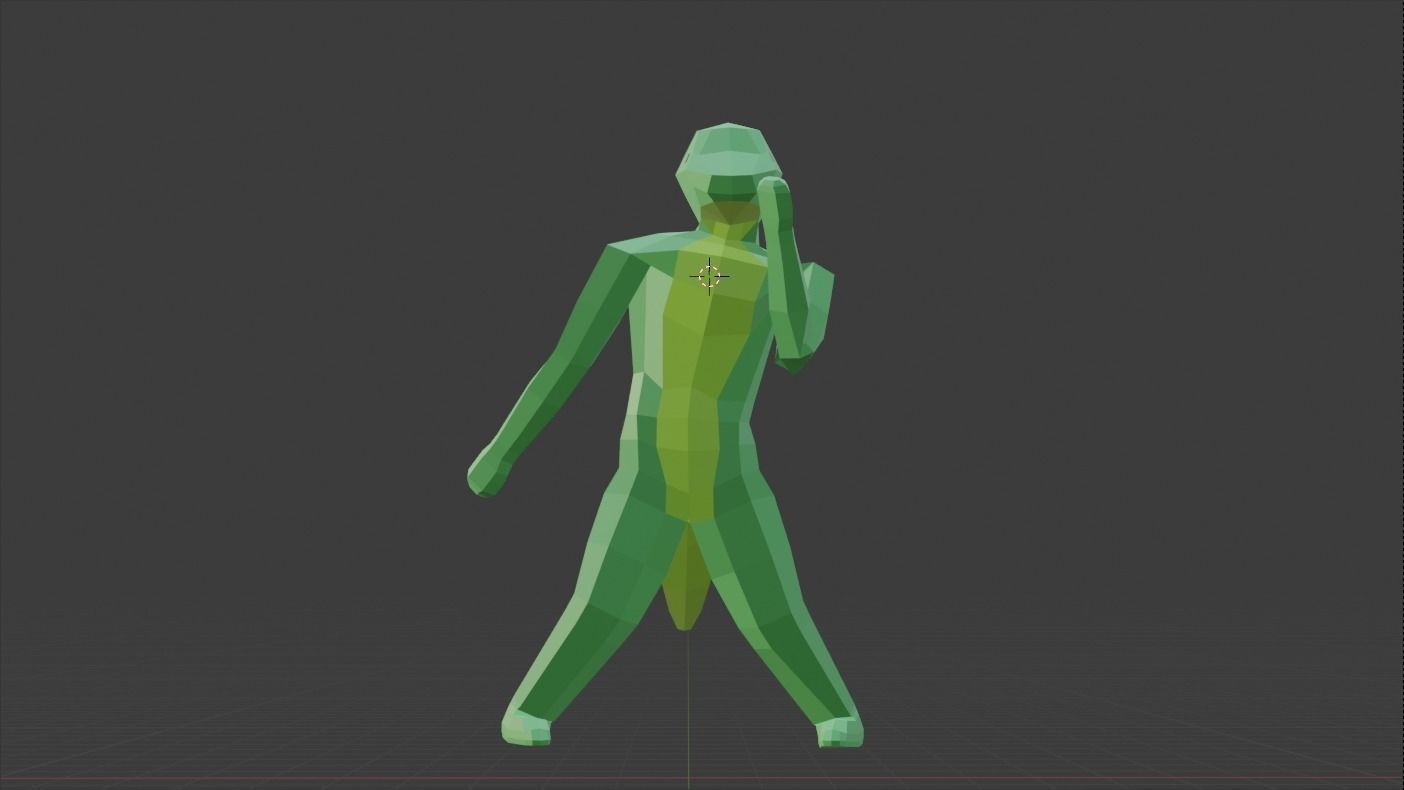 Lizard Folk Free low-poly 3D model_5
