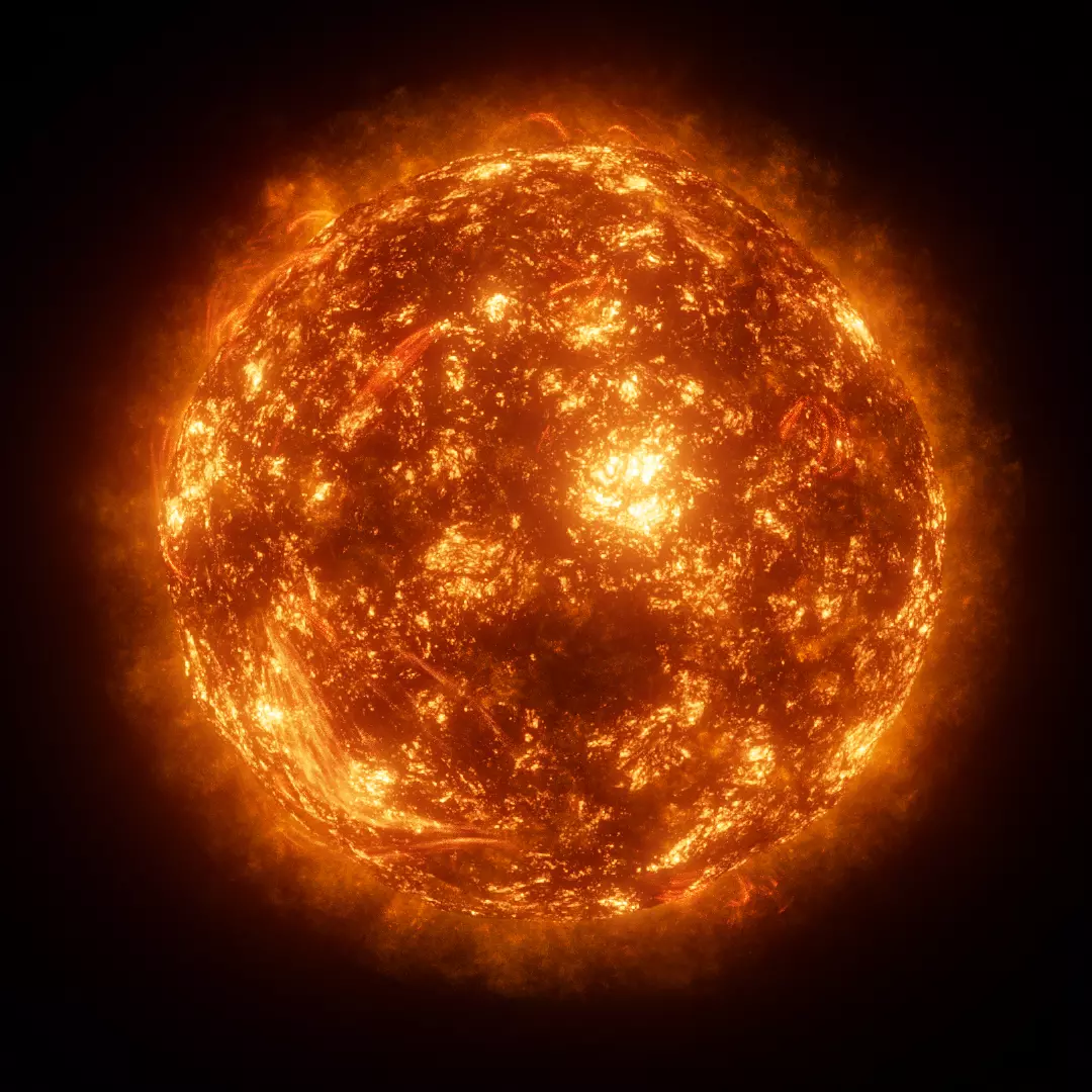 Sun Animated 3D model_0