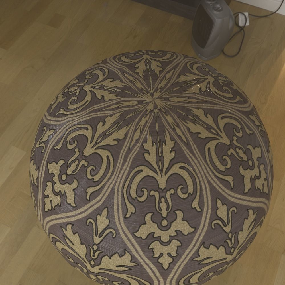 Wall paper Free 3D model_3