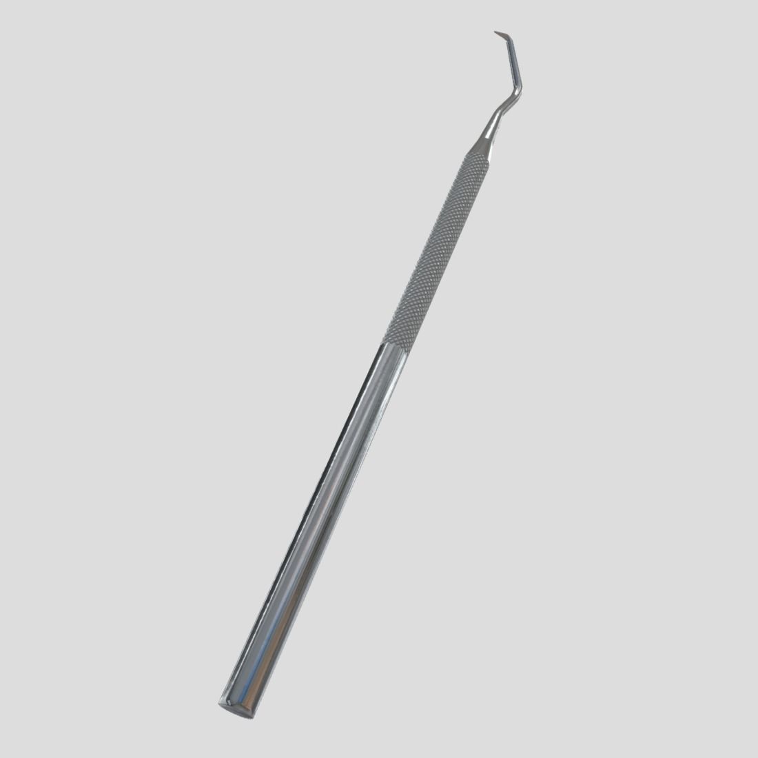 CC0 - Dental Sickle Probe Free low-poly 3D model_9