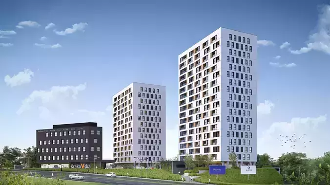 Residential High Rise Office Building