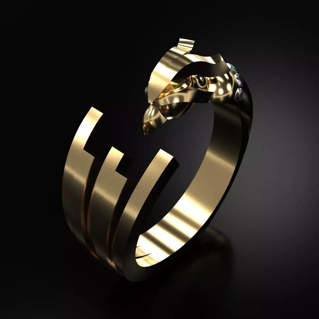 Condor Ring 3D print model