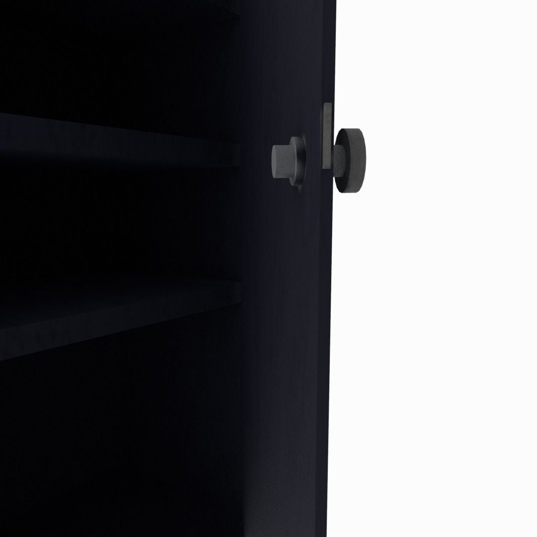 First aid cabinet  Low-poly 3D model_3