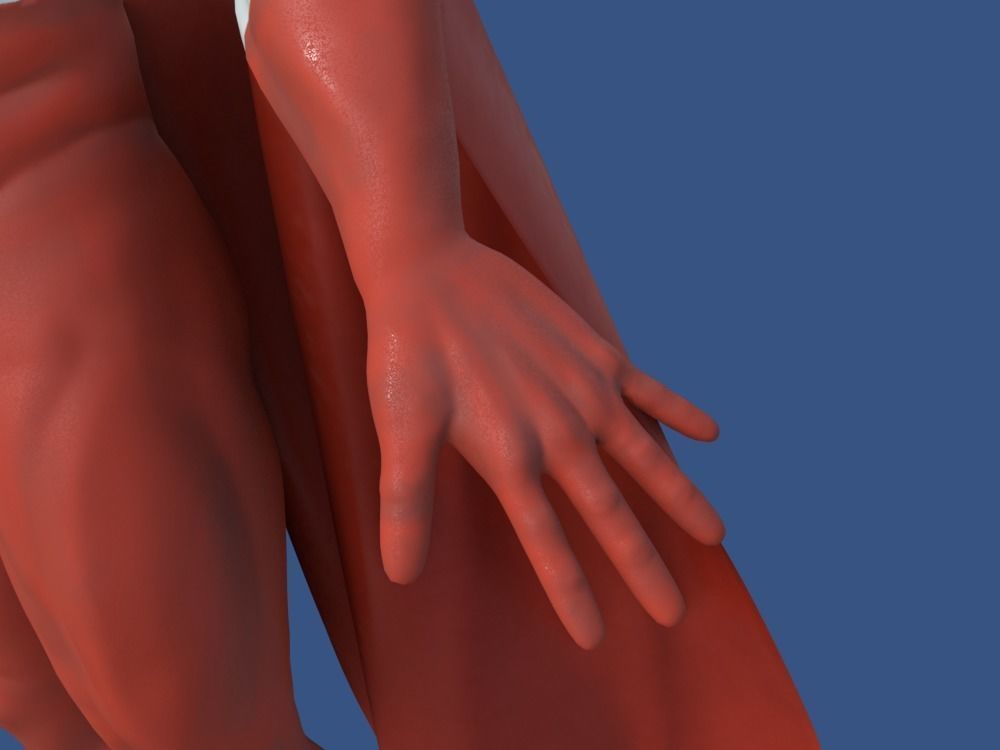 Omni-Man 3D Model rigged Blender Low-poly 3D model_16