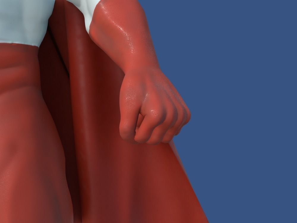 Omni-Man 3D Model rigged Blender Low-poly 3D model_15