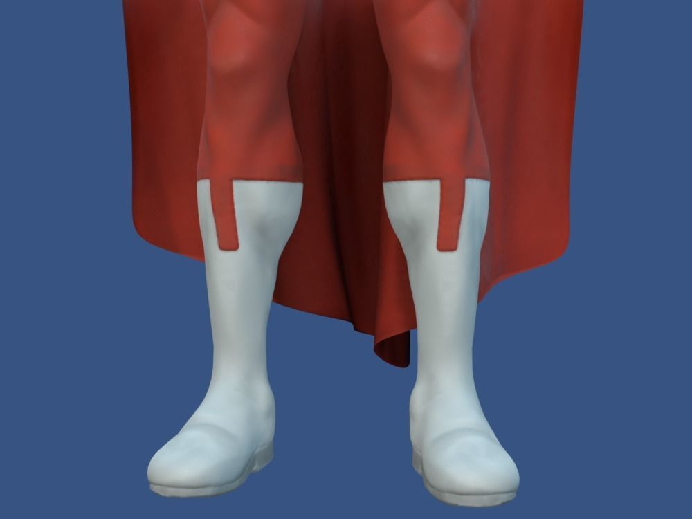 Omni-Man 3D Model rigged Blender Low-poly 3D model_14