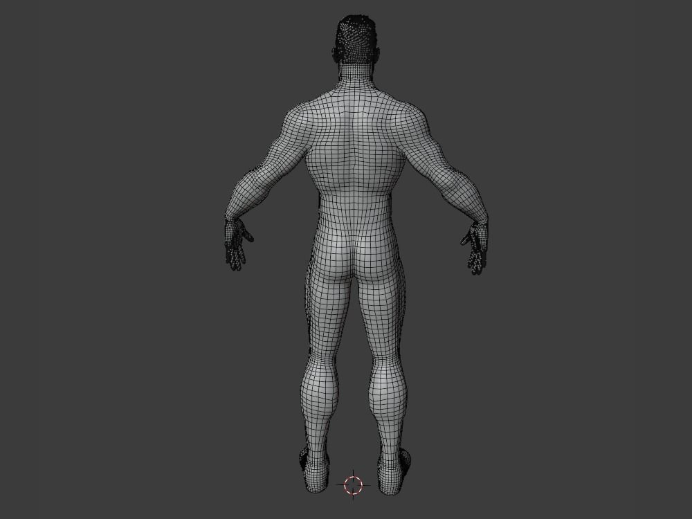 Omni-Man 3D Model rigged Blender Low-poly 3D model_25