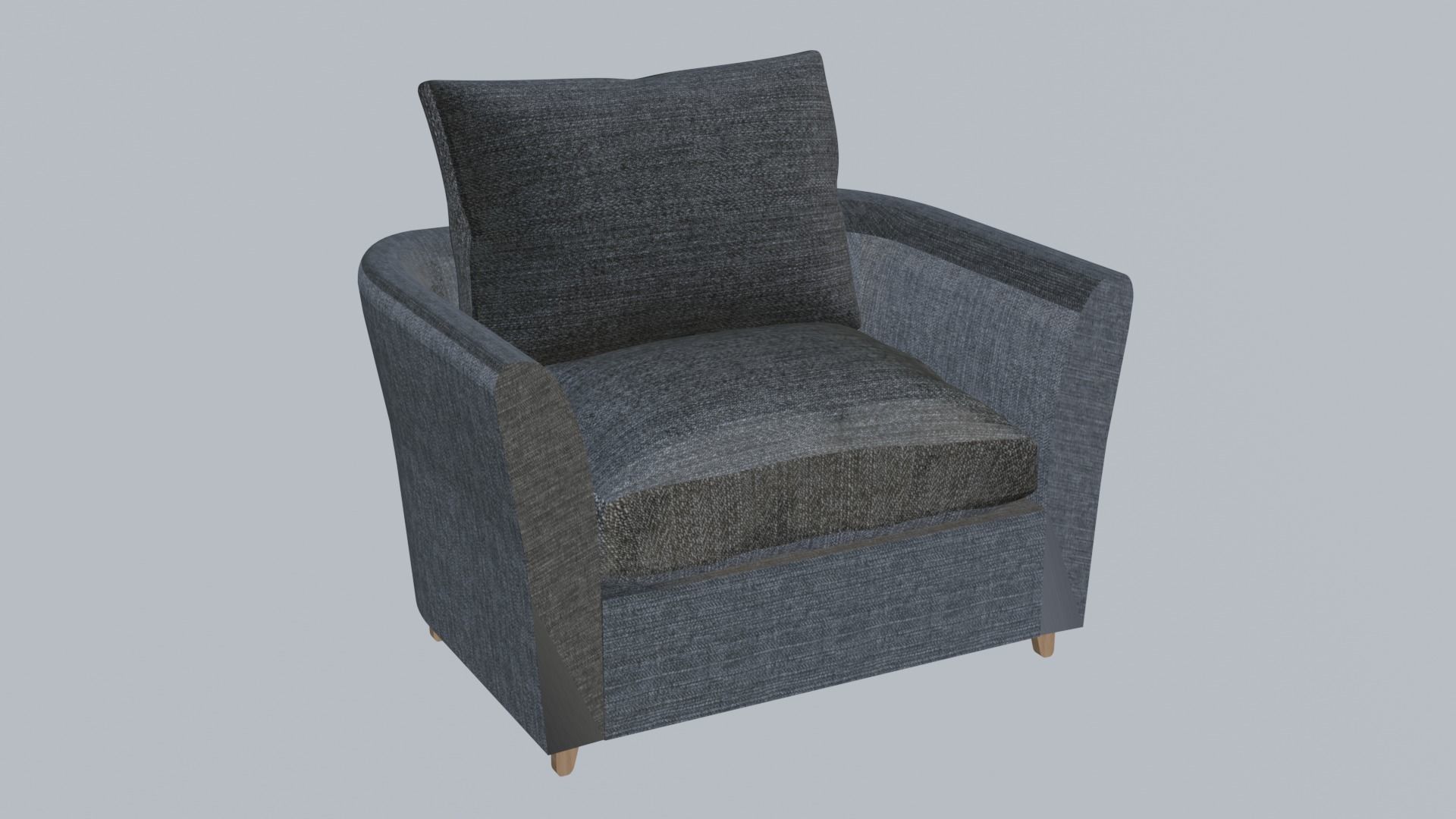Small sofa 3D model_3