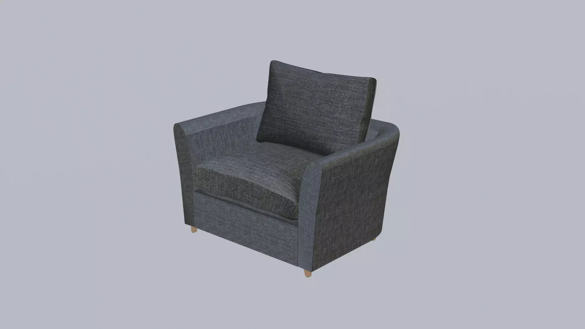 Small sofa 3D model_0