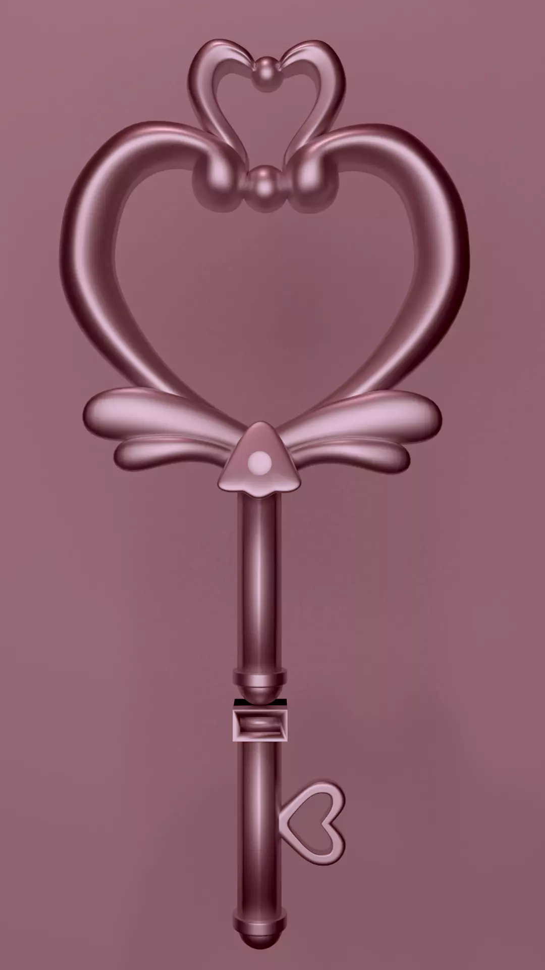 Space time key chibiusa Sailor Moon Cristal Low-poly 3D model_0