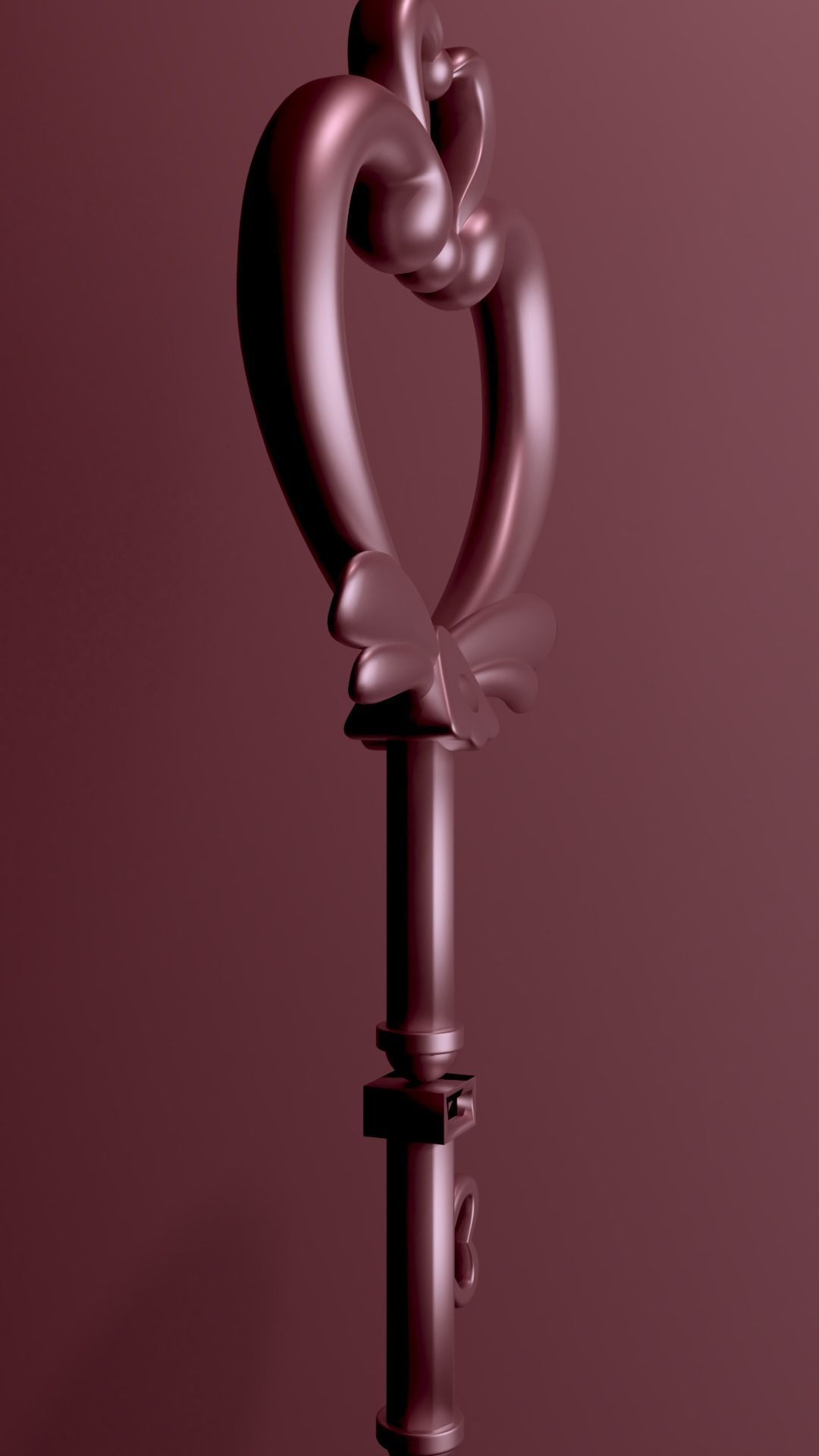 Space time key chibiusa Sailor Moon Cristal Low-poly 3D model_1