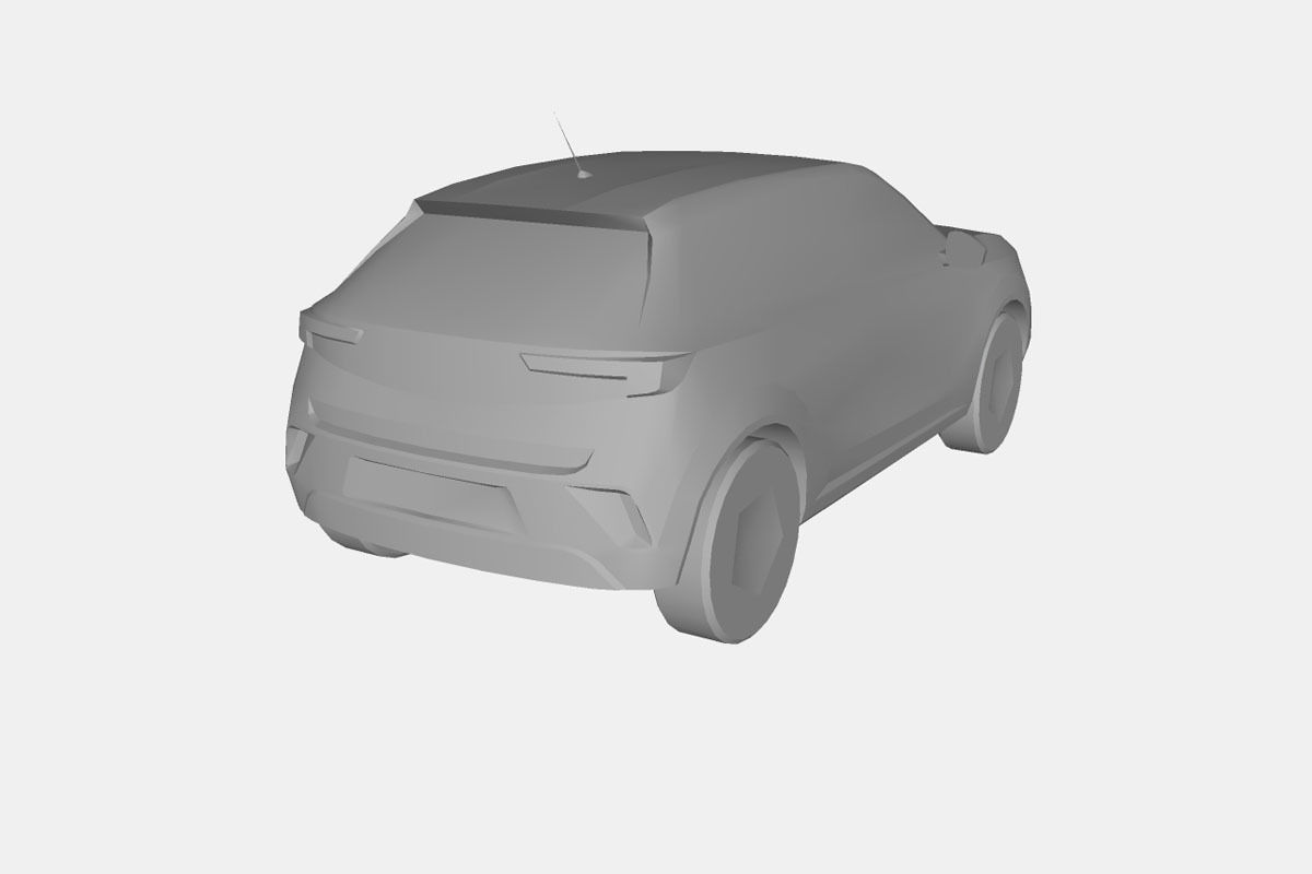 Opel Mokka-e 2021 Low-poly 3D model_21