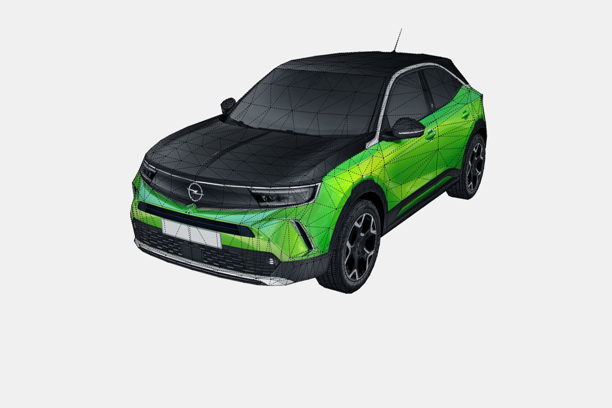 Opel Mokka-e 2021 Low-poly 3D model_16