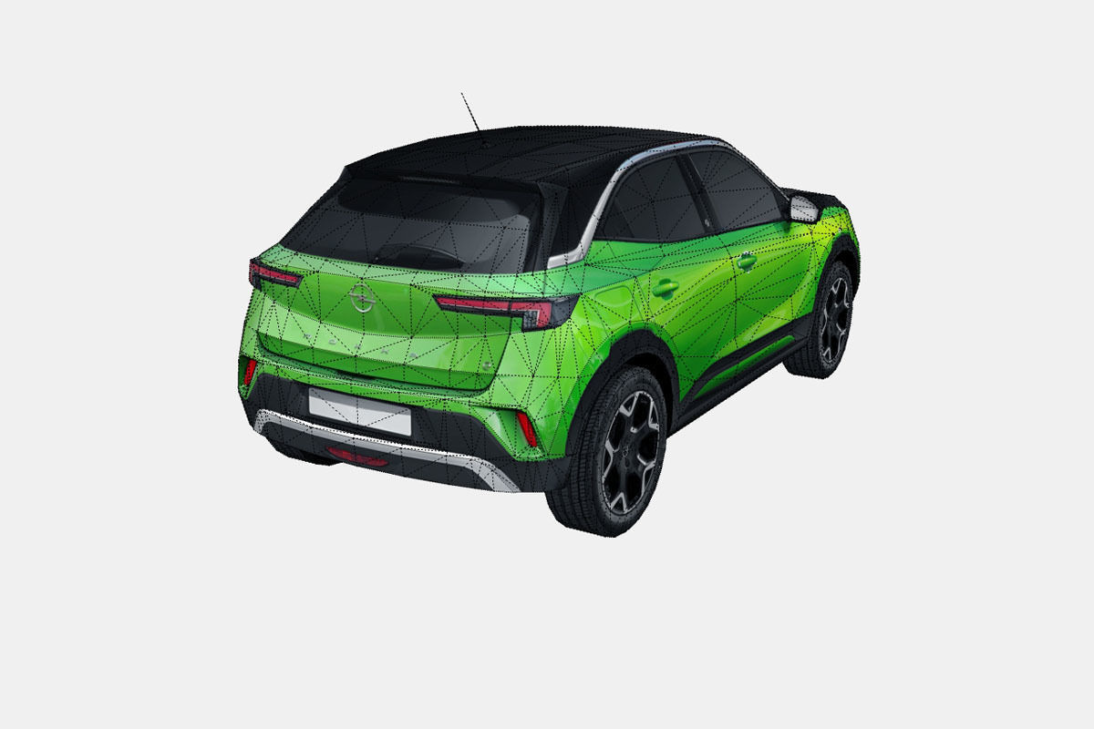 Opel Mokka-e 2021 Low-poly 3D model_17