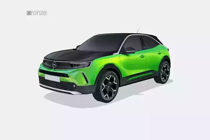 Opel Mokka-e 2021 Low-poly 3D model