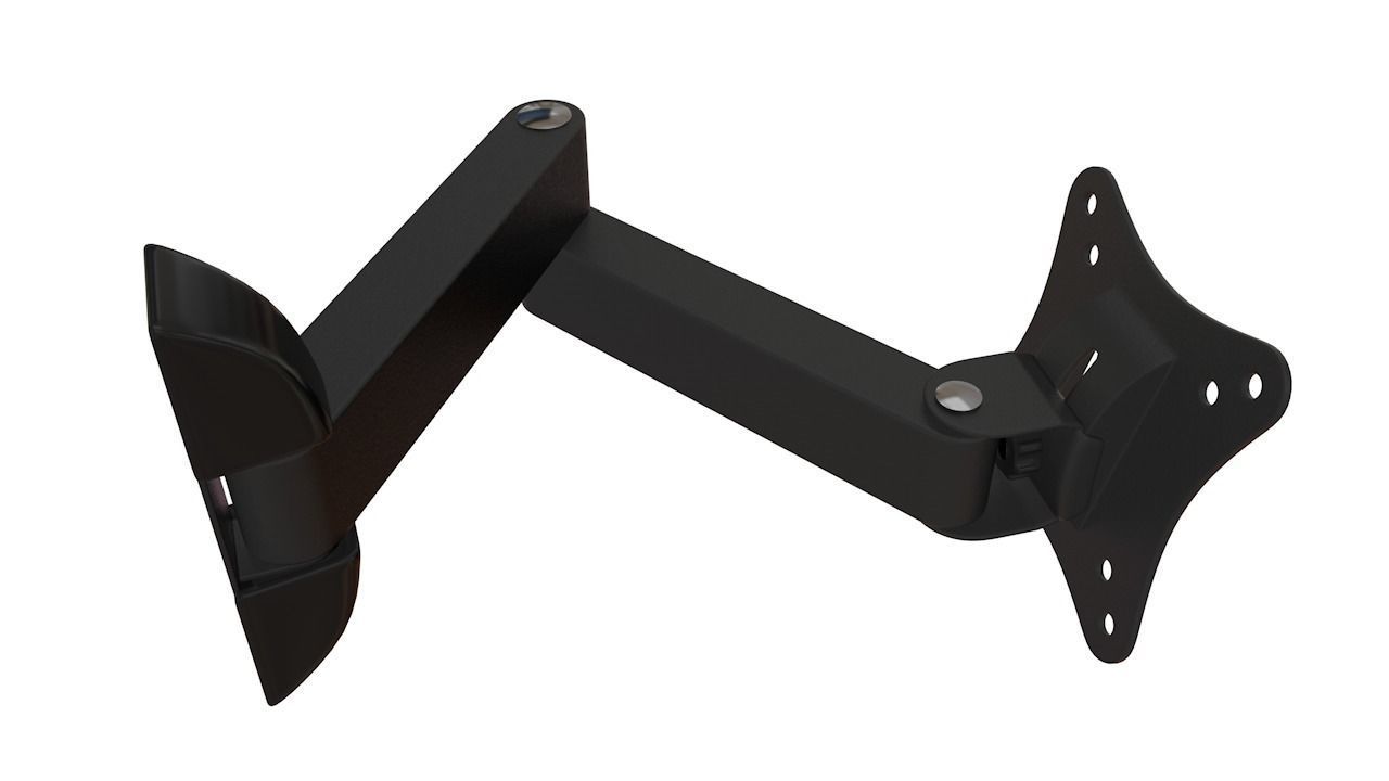 TV wall mount 3D model_4