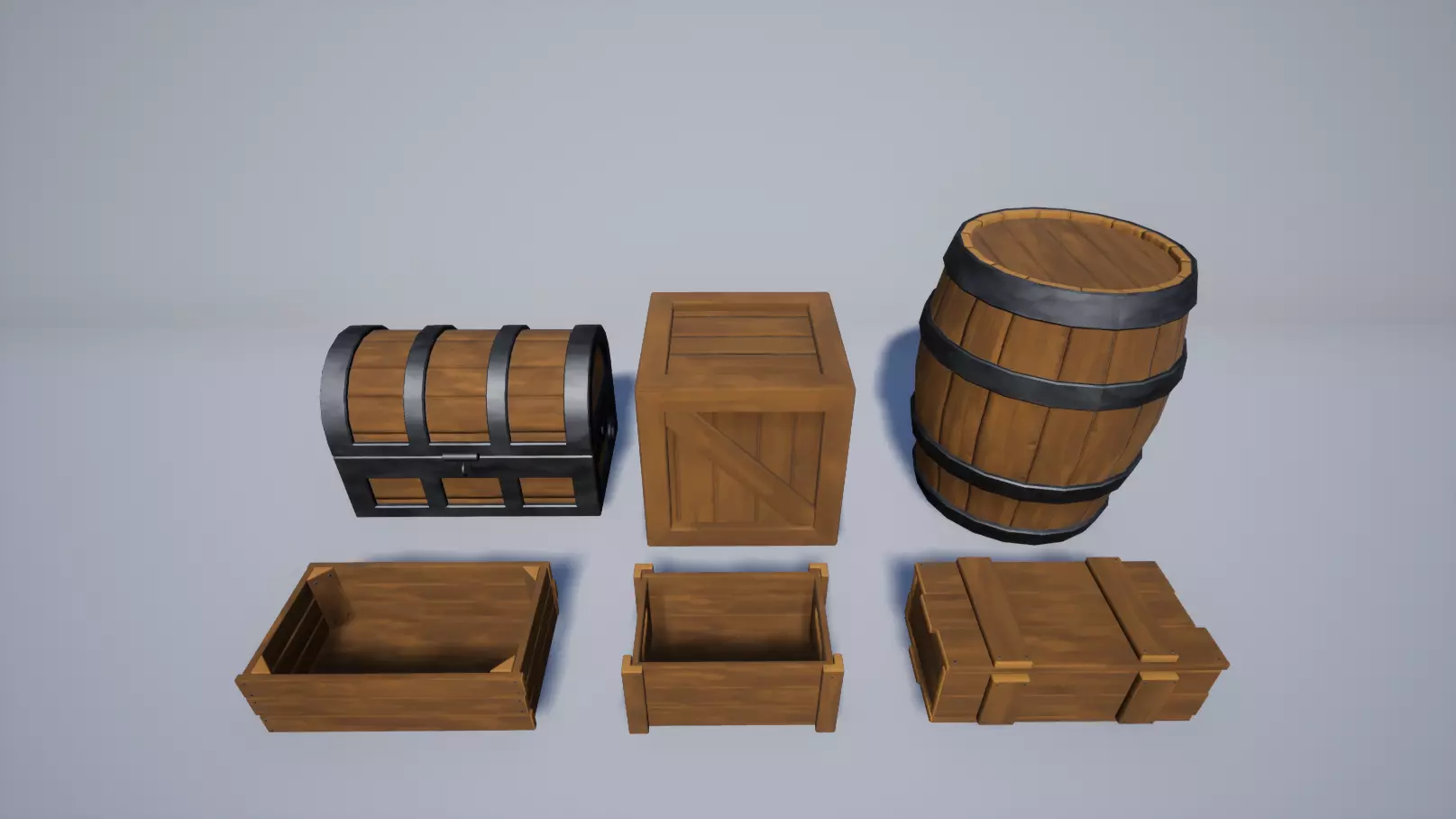 Container Stylised 3D model Stylized Container Pack VR / AR / low-poly | CGTrader