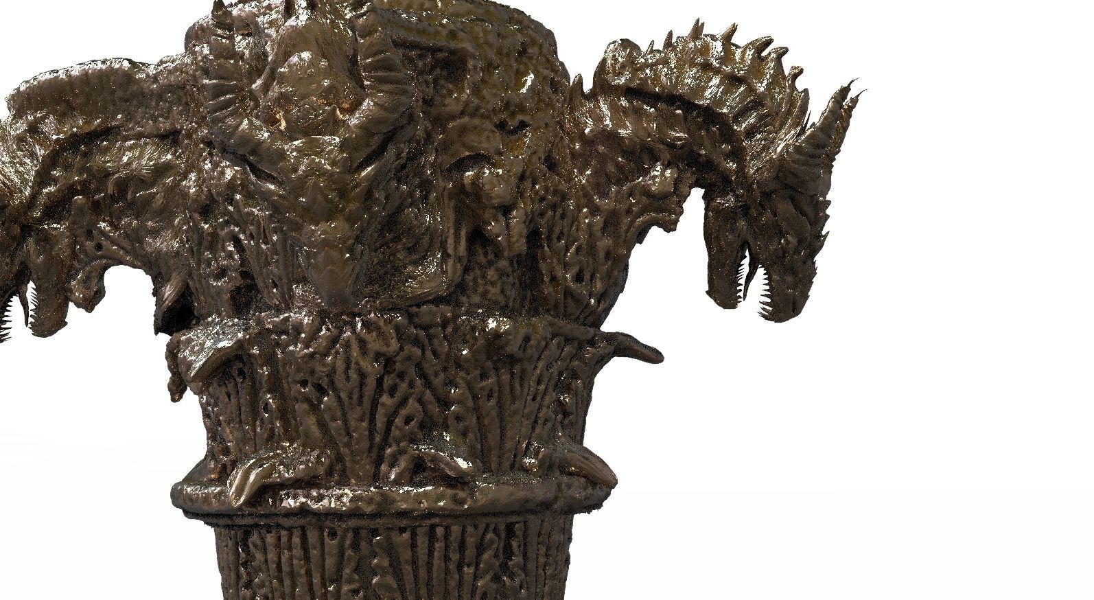 Dragon Pillar 3D model_1