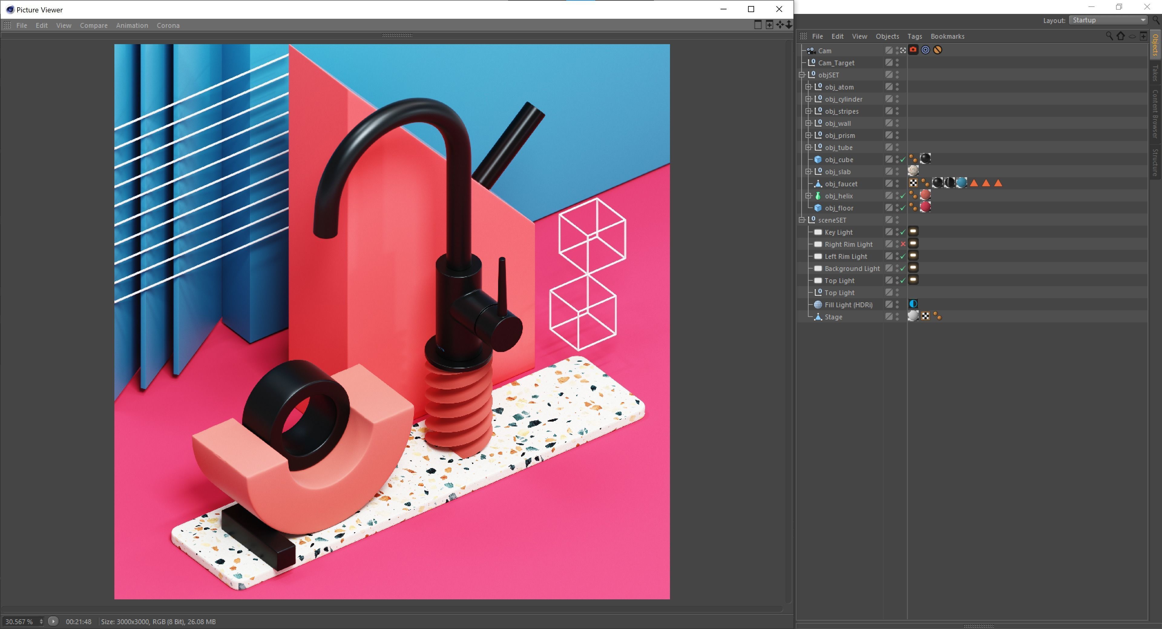 ABSTRACT FAUCET-delta 3D model_1