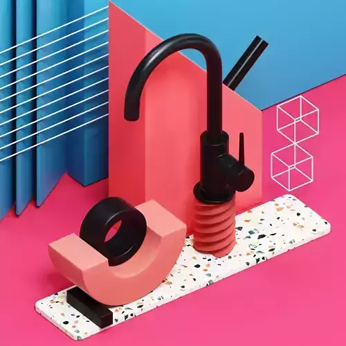 ABSTRACT FAUCET-delta 3D model