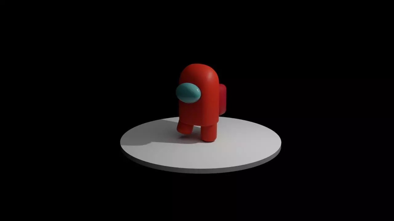 Among us imposter 3D model_0