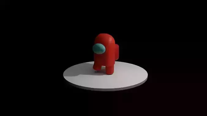 Among us imposter 3D model