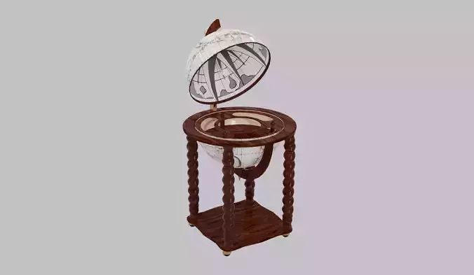 Globe for alcohol 3D model