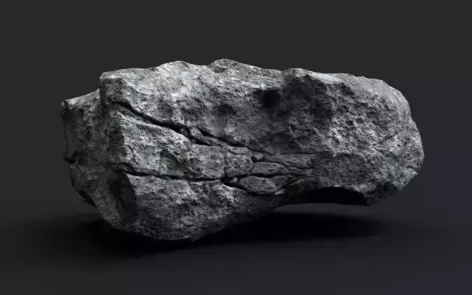 Rock 16-1 Low-poly 3D model