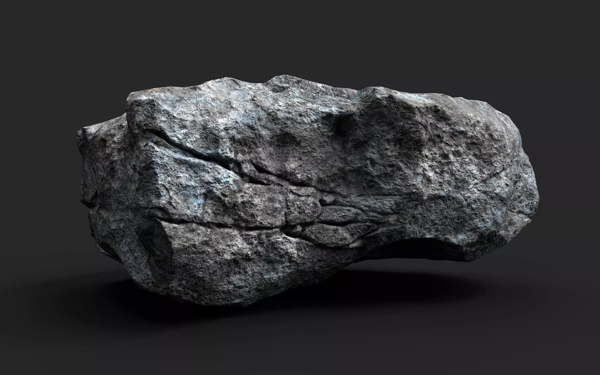 Rock 16-1 Low-poly 3D model_0
