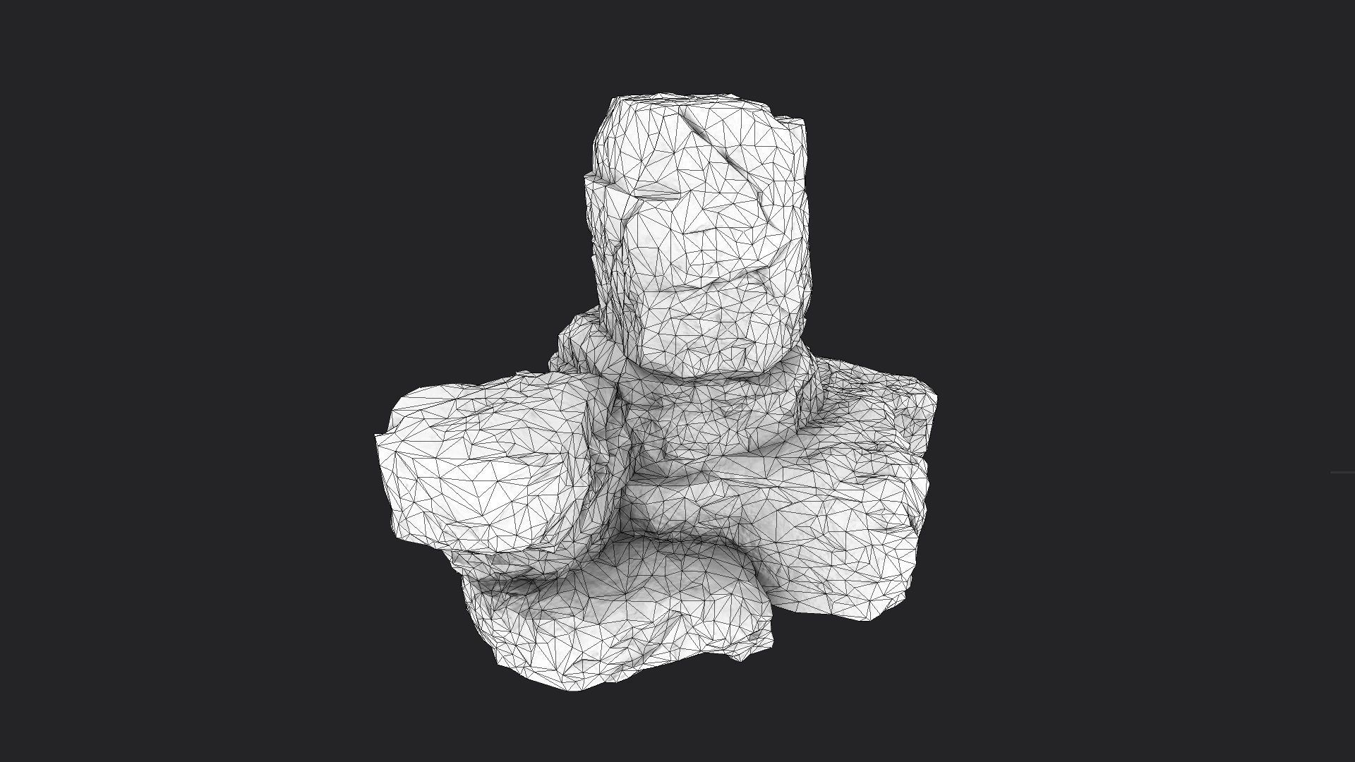 Rock 16-2 Low-poly 3D model_9