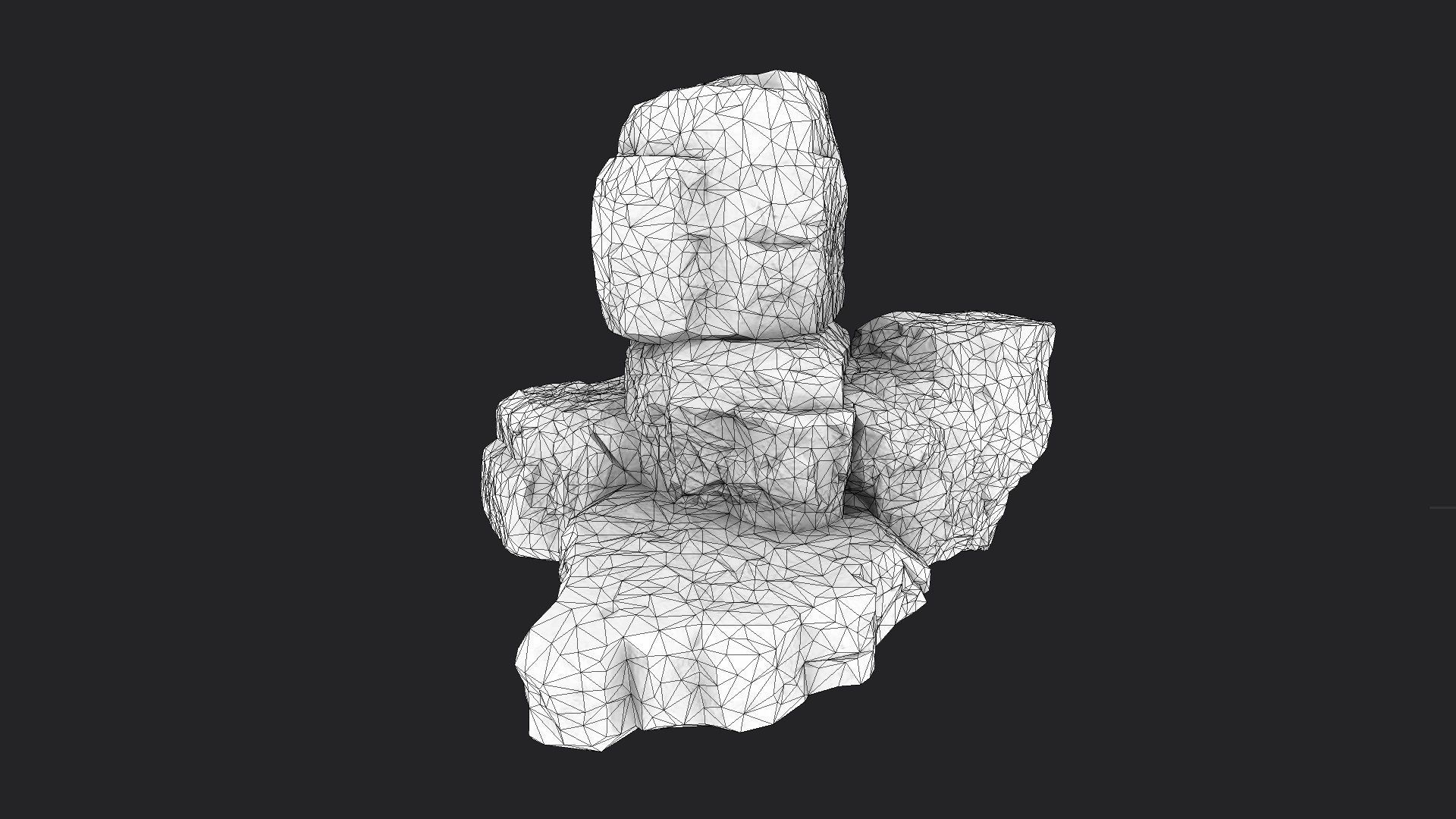 Rock 16-2 Low-poly 3D model_7