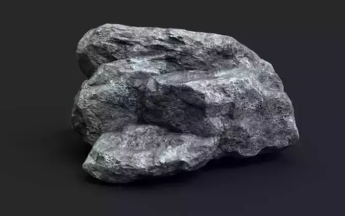 Rock 16-3 Low-poly 3D model