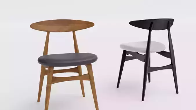 SILLA CH33 Low-poly 3D model