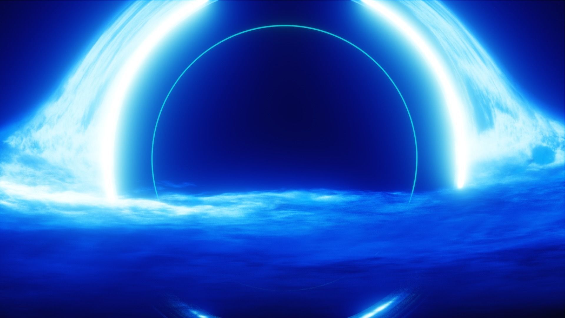 Procedural Black Hole 3D model_4