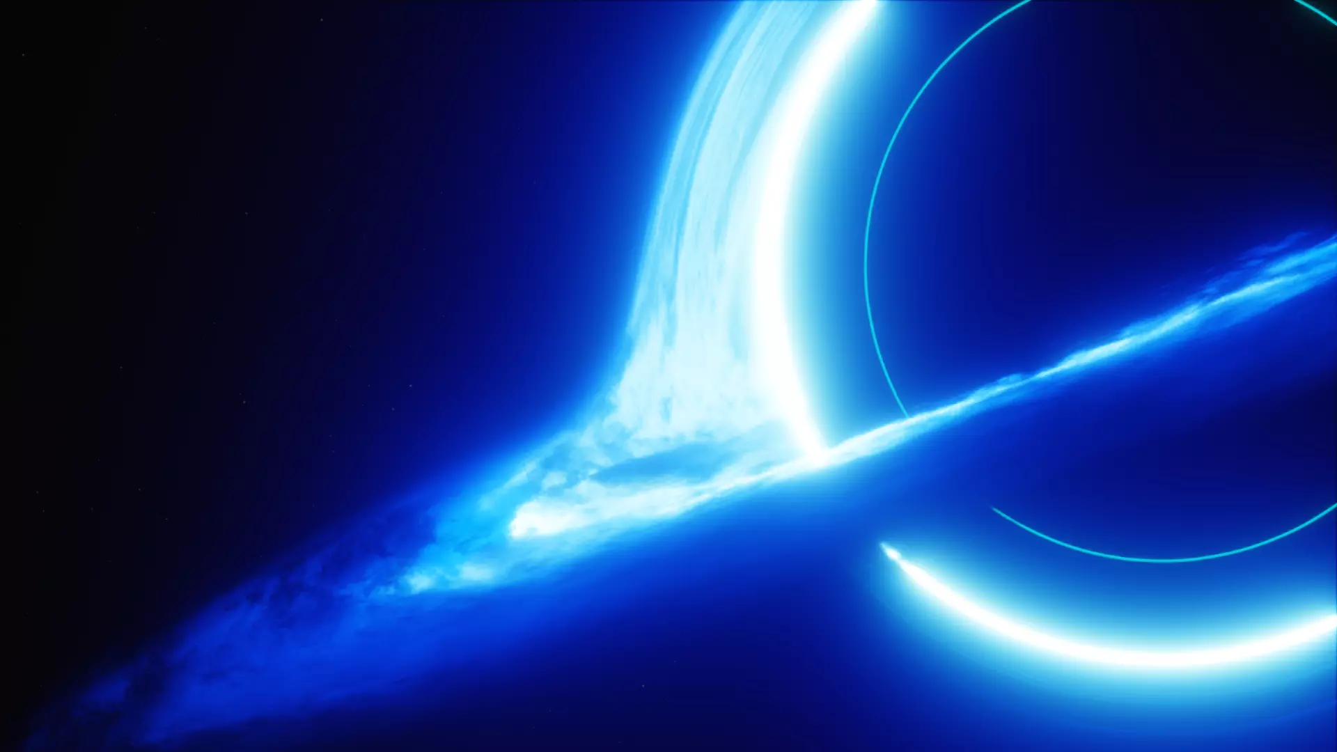 Procedural Black Hole 3D model_0
