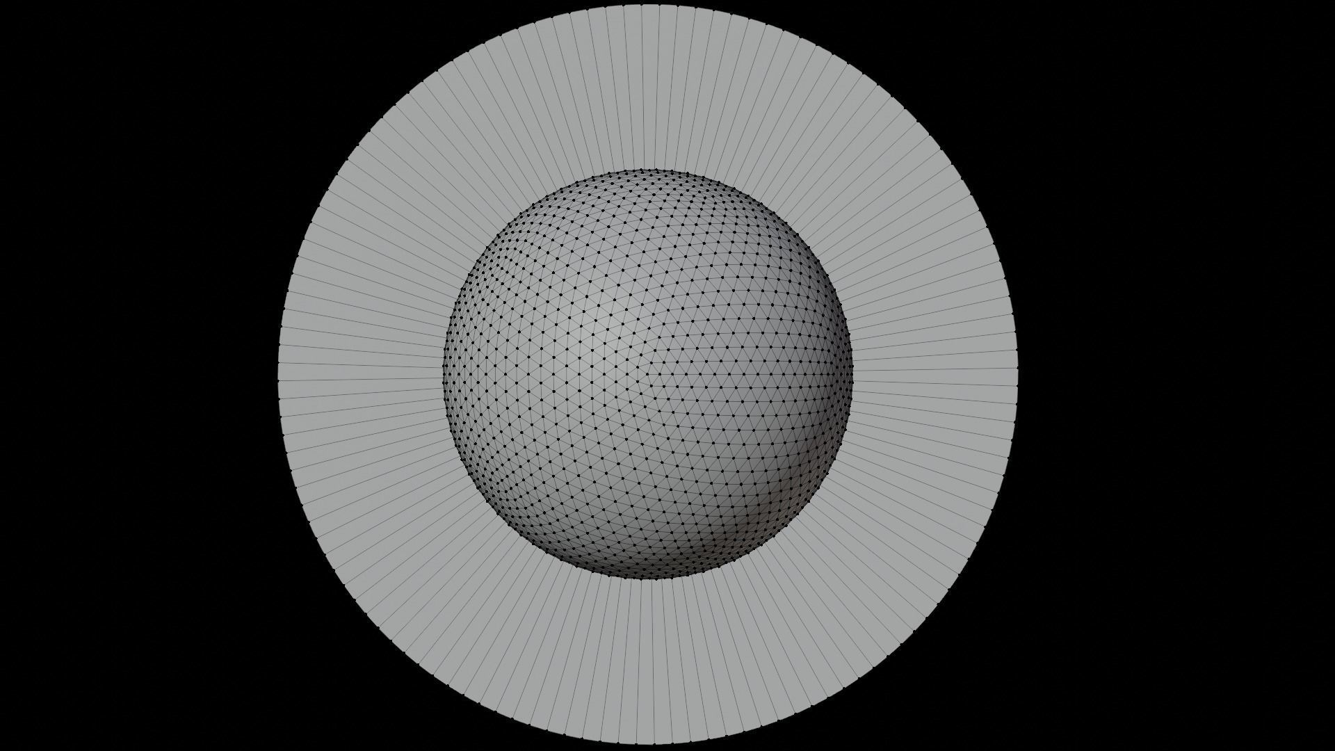 Procedural Black Hole 3D model_14