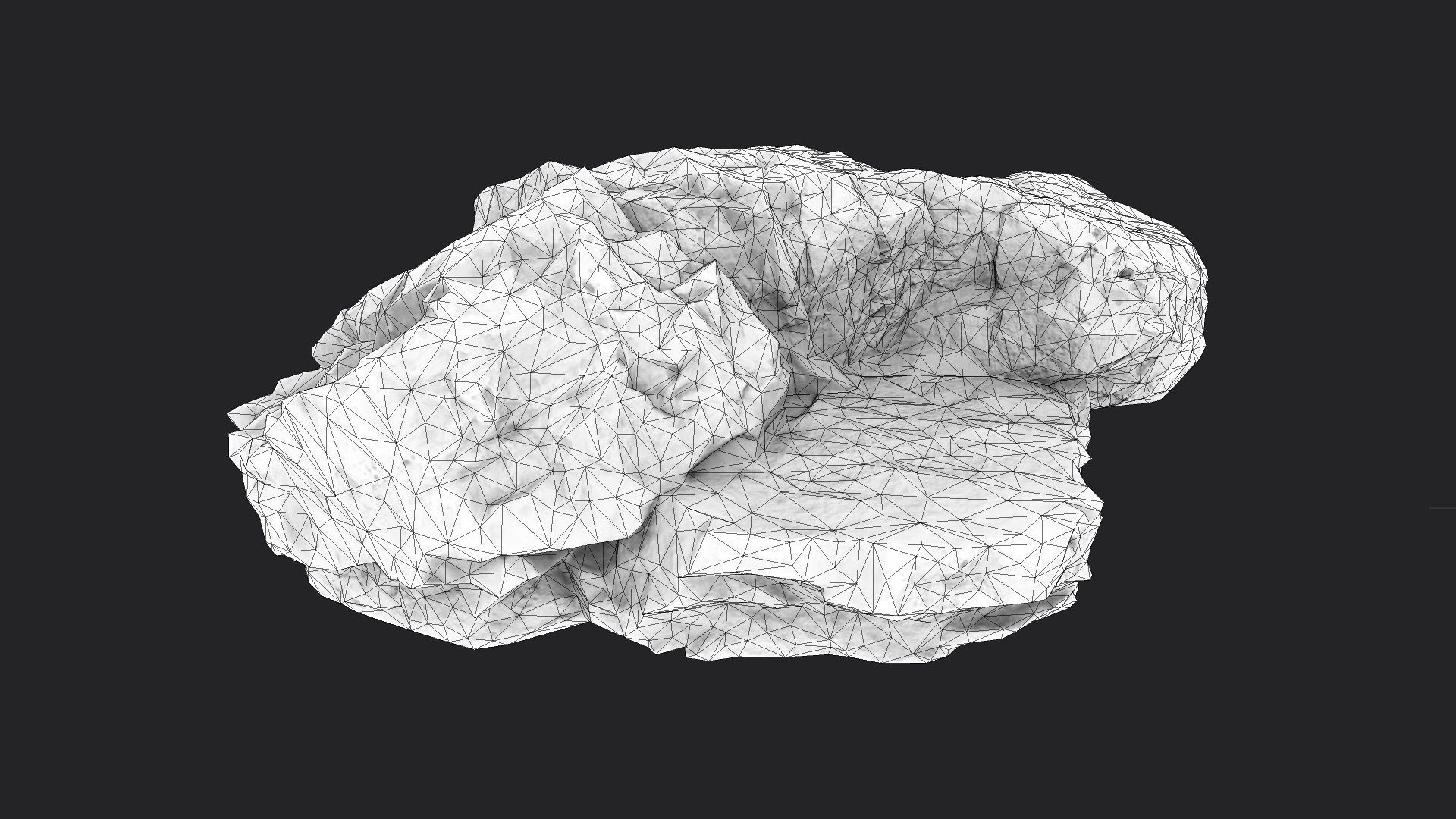 Rock 16-4 Low-poly 3D model_7