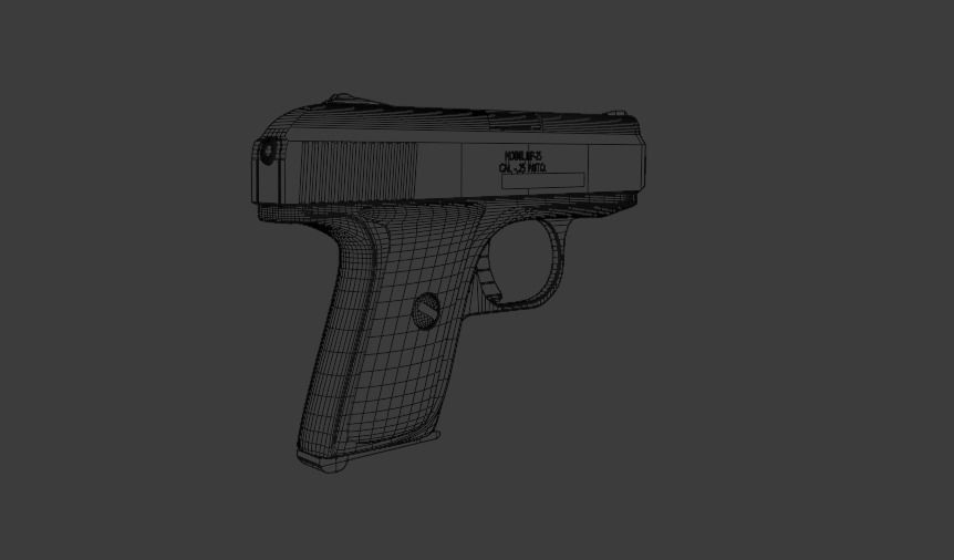 mp-25 pistol high quality 3D model_4