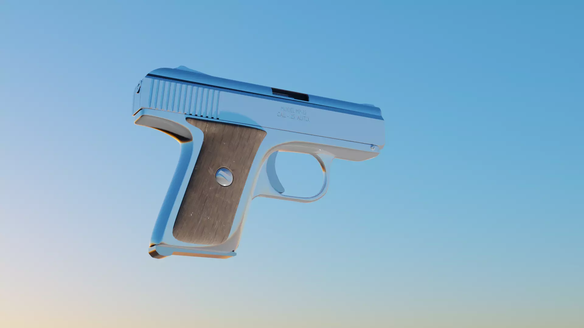 mp-25 pistol high quality 3D model_0