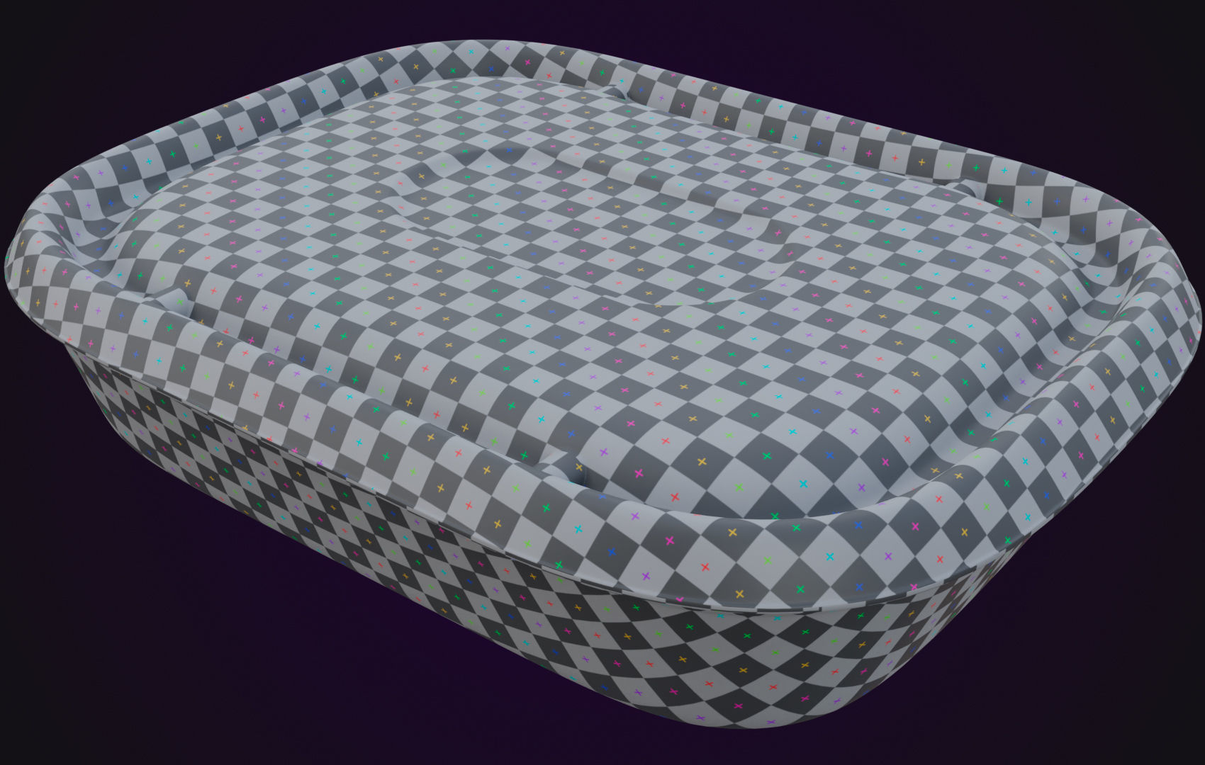 Round Food Cardboard Container - Disposable 3D model_20