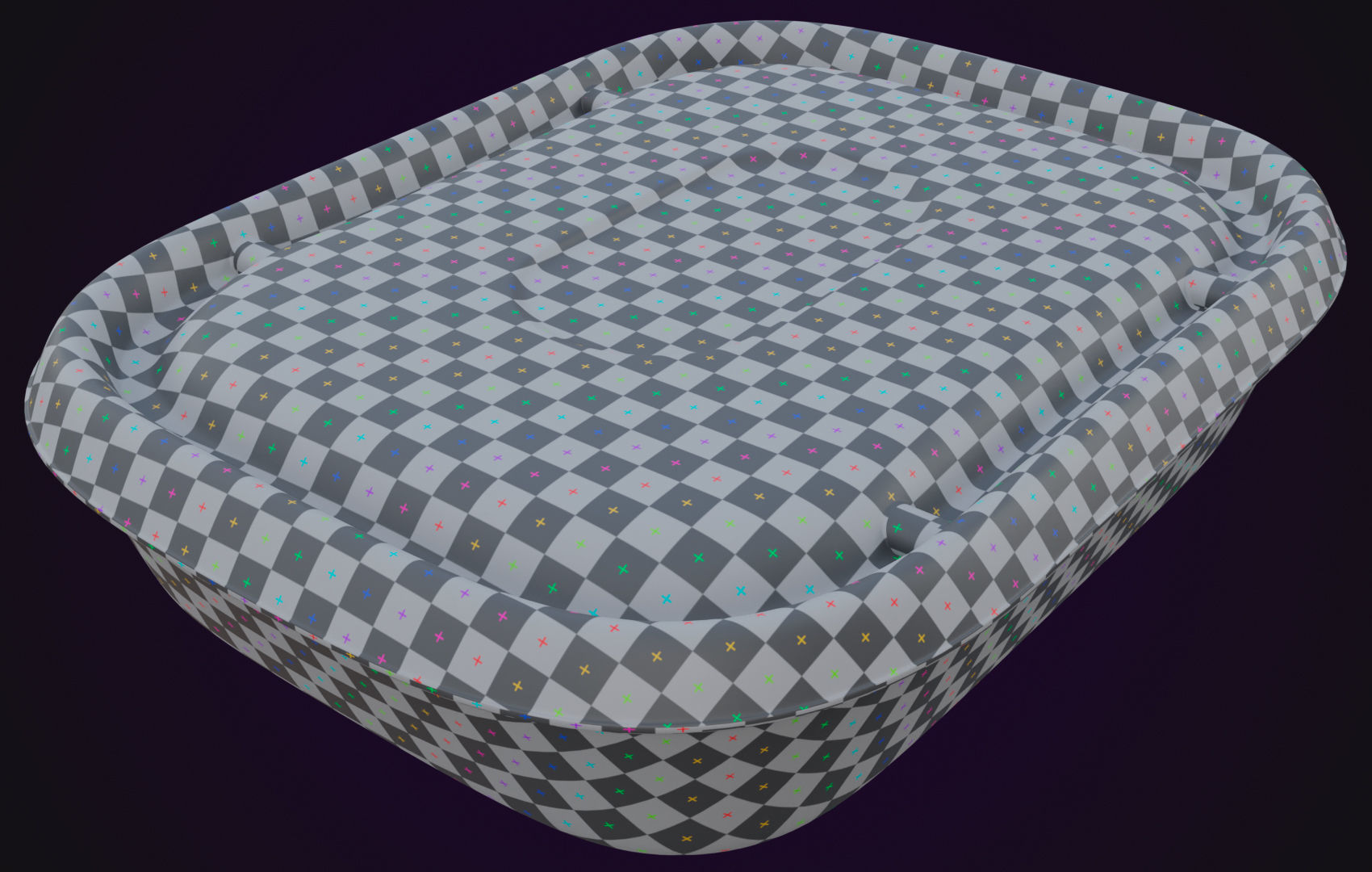 Round Food Cardboard Container - Disposable 3D model_35